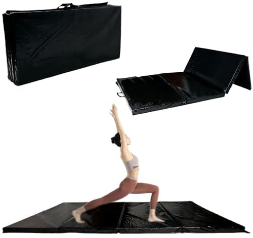 Kapler Turnmatte Faltbar 240x120x5 cm: EPE Gymnastikmatte Weichbodenmatte für Yoga und Fitness, für Kinder und Erwachsene