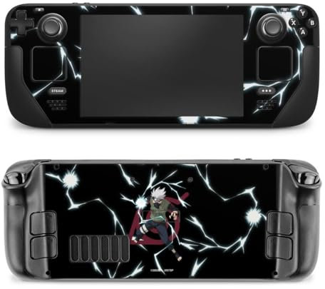 DeinDesign Autocollant Compatible avec Valve Steam Deck Sticker Film Autocollant Kakashi Naruto Shippuden Produit sous Licence Officielle