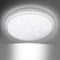 Hondony Bathroom Light, 18W 6500K Ceiling Lights, Cold White, Waterproof IP54, Small, Dome, Modern, Flush Ceiling Light for Kitchen, Bulkhead, Toilet, Porch, Bedroom, Utility Room and More
