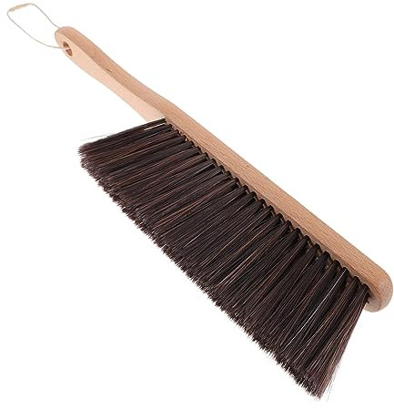 TOPBATHY Holzgriff Handkehrbürste Für Sofa Und Teppich Tragbare öbelbürste Zur Gründlichen Reinigung Von Decken Und Matratzen Ideal Für Die Hausreinigung Und Textilpflege