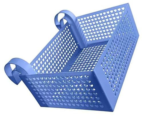 TINEASUR Panier De Piscine Portable Plastique Conteneur De Rangement Multi-usages pour Serviettes Accessoire De Rangement De Jardin