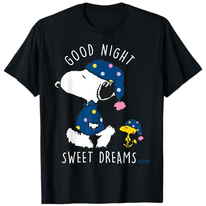 Peanuts - Snoopy Bonne Nuit, Fais de Beaux rêves T-Shirt