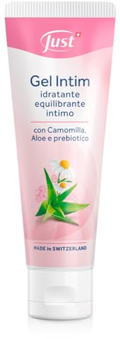 Just Feuchtigkeitsspendendes Intim-Gel mit Kamille, Aloe und Präbiotikum, ausgleichende Intimcreme, hergestellt in der Schweiz