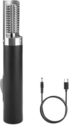 Zephviora Elektrischer Fischentschupper Edelstahl, Fischschuppen Entferner 125W 20000 RPM, USB Wiederaufladbare & Schutz Abdeckung mit Intelligenter Schalter IPX7 für Fischmärkte, Restaurants, Küchen