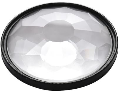 Kaleidoskop Prisma Spezialeffektfilter 49-82 mm – Glas Blendung Widescreen Film Anamorphotische DSLR Film Video Fotografie Kamera Filter Zubehör Fotozubehör Prismafilter (77mm)