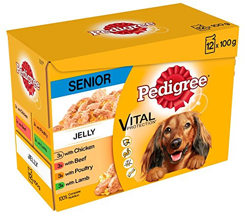 Mars PET-97526 Pedigree Pouch in Jelly Senior 12 x 100g (100g)