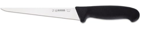 Johannes Giesser Messerfabrik Kabeljaufiliermesser Messer, Grau, 18 cm