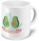 printplanet XXL Riesen-Tasse mit Spruch: Let´s Avocuddle - Kaffeebecher, Sprüchebecher Becher, Mug