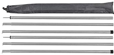 Tent Support Rod Outdoor Iron Tent Poles Retractable Shelter Canopy Tent Pole Upright Awning Tent Rod
