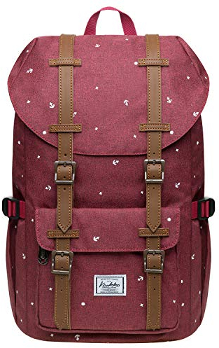 KAUKKO Laptop-Rucksack, funktionelle Outdoor-Tasche für Reisen & Camping, Studentenrucksack für Studenten, Braun (EP5-12), Tille Unique, Elegant