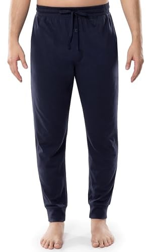 Fruit of the Loom Men's Jersey Knit Jogger Sleep Pant (1 and 2 Packs)