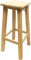 Acan Tradineur - Taburete Alto, banqueta de Barra de Bar, Cocina de Madera de Pino Maciza Cuadrado 80 x 26 x 26 cm