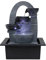 Dehner Zimmerbrunnen Skleda mit LED, 21 x 28 x 18.3 cm, Polyresin, dunkelgrau/grau