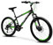 GERONI Bici bicicletta MTB Magnum 24'' Pollici ammortizzata cambio a 21 velocita' Mountain Bike freni a disco (Fluo)