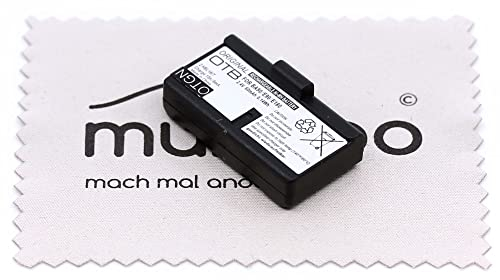 Ersatz Akku passend für Sennheiser A1, E180, E90, HDI1029, IR180, IS200, IS450, IS550, RI100, RI200, SET100, SET200 (Ersetzt BA 90, E 60, E 90, E 180) Kopfhörer Akku OTB mit mungoo Displayputztuch