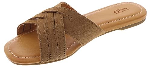 UGG Damen W Kenleigh Slide Sandale, kastanienbraun, 38 EU
