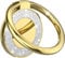 QZCQLLM Cell Phone Ring Holder Finger Ring Grip Kickstand, Compatible with All Smartphone/Phone Cases (Gold)