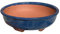 KORMAX Maceta Bonsai Redonda Ceramica Azul
