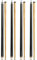 AKLOT Pool Queue, Pool Queues 58 Queue Sticks Pool Cue Erwachsene Kanadischer Ahornholz Queue Stick Pool Cues für Professionelle Billardspieler 21 oz