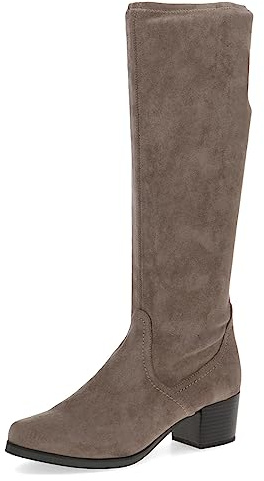 CAPRICE 9-25506-41, Stivali piatti Donna, Marrone (Cafe Stretch), 39 EU