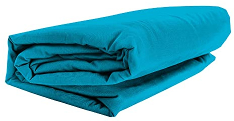 GMD Living Mr. Sandman Spannbettlaken ELASTAN Classic, Farbe:250-petrol, Größe:140-160 x 200-220 cm