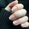 JUSTOTRY 24 Pcs White Square Short False Nails,Gradient Nude French Press on Nail Pattern, Pretty Fake Nails Medium,Stick on Nail for Women,Squoval Nails Fake for Nail Art