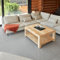 Peel and Stick Floor Tiles Pack of 30 Pieces Covers 30 ft² (2.79m²) Self Adhesive Vinyl Floor Tiles Size 12x12 in (30.5x30.5cm) 1.5mm Thick Waterproof Kitchen Terrazzo Grey Vinyl Flooring