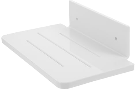 VINTORKY Wandregal Aus Kunststoff Für Badezimmer Montiert Wand Organizer Für Bad Utensilien Hängeregal Mit Stanzfreiem Design Aufbewahrungsregal Für Rasierer Shampoo Und Andere Gegenstände