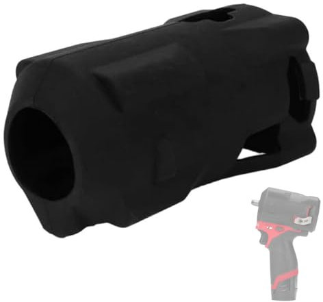 FiTspi Schlagschrauberabdeckung, 49-16-2554 Schlagschrauber Gummi Schutzmanschette für Milwaukee M12 Stubby Fuel