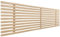 DHOME Recycled Holz Kopfteil MDF Japanischer Stil Paletten Bed Paletten Beschläge inklusive (145cm, Natürliches Holz)