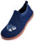 IceUnicorn Baby Barfußschuhe Lauflernschuhe Breite Kleinkind Jungen Mädchen Hausschuhe Kinder Barfussschuhe Sneaker Babyschuhe Anti Rutsch(Marineblau, 23EU Weit)