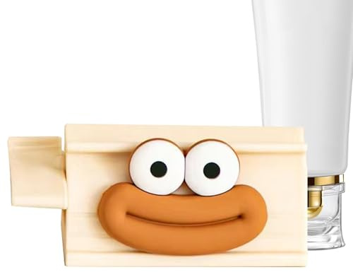 Zahnpasta-Presse, Cartoon-Zahnpasta-Halter, niedlicher Badezimmer-Zahnpasta-Clip, manueller Zahnpasta-Roller für Kinder und Erwachsene