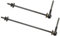 BWLEANSY Titan Fahrrad Schnellspanner,Fahrrad-Schnellspanner,MTB Rennrad Rad Hub Ultraleicht Ti-Achse Carbon Fiber Griff,Ultraleicht Schnellspannset für Rennrad und Mountainbike MTB (Schwarz)
