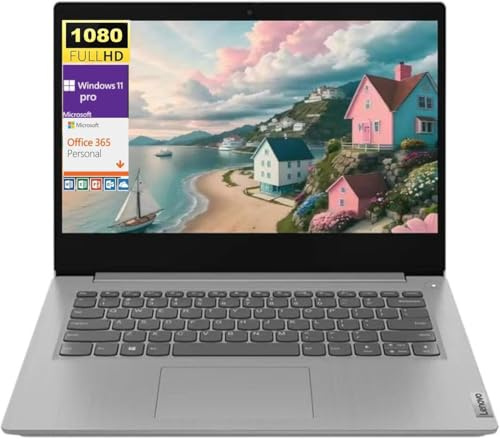 Lenovo Ideapad 3i 14 FHD Anti-Glare Laptop with Microsoft 365, 11th Intel Core i5-1135G7 Processor, 8GB RAM 512GB PCIe SSD, Wi-Fi 6, Webcam, Bluetooth, HDMI, Windows 11 pro, Grey