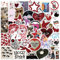 100stk Y2K Aufkleber, Wasserfeste Ästhetische Aufkleber Lustige Y2K Retro Aufkleber Diverse Downtown Aufkleber für Laptop Scrapbook Wasserflasche Gepäck Helm