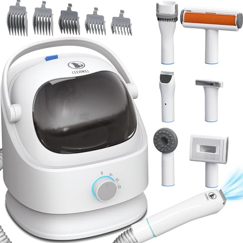 3L Dog Grooming Vacuum Dog Grooming Kit professionale per peli di cani Aspirapolvere per la toelettatura degli animali domestici Strumento di rimozione dei peli di animali domestici Tagliatore per