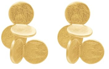 Heideman Ohrringe Damen Amena Edelstahl gold geometrisch modern elegant