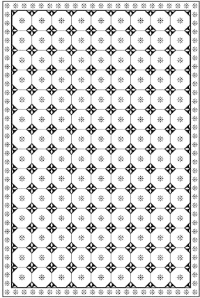 micasia Vinylteppich nass abwischbar Muster Bodenschutz - Made in Germany - Geometrisch Fliesenoptik 2,2mm dünne Vinyl Bodenmatte schwarz Weiss Küche Flur trittsichere Matte 3088 (160x240cm)