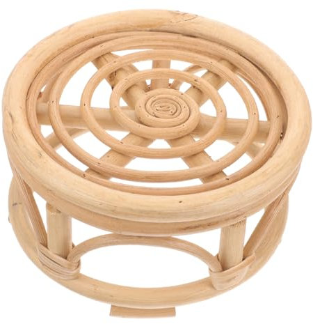 Toyvian Support De Jardinière Intérieur Rotin Tressé Support De Pot De Fleurs pour Maison Et Bureau