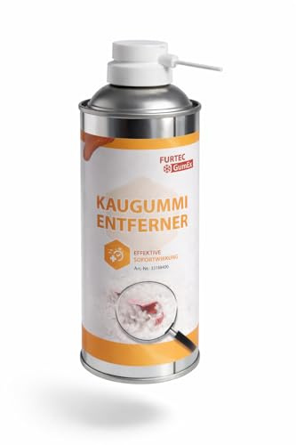 Kältespray -45 °C, Dose 400 ml | Entferner für Kaugummi, Wachs & Knete auf Textilien, Polstern & Teppichen, materialschonend