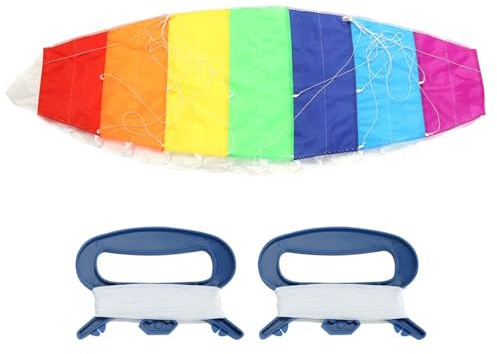 Baxnore Professioneller Dual-Line-Stunt-Power-Drachen, leistungsstarker Outdoor-Sport-Drachen mit 30 m Langen Leinen, lebendige Farben, langlebiger Stoff für das Fliegen im Strandp (1,hm/55in)