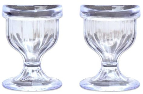 Eye Wash Cup Set of 2 with Storage Case – Reusable Eye Rinse Cups for Cleaning, Refreshing & Healthy Eyes