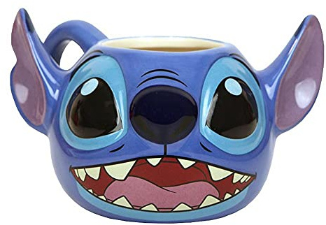Disney Lilo and Stitch 3D-Keramikbecher, 340 ml