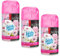 Fresh & More Ricarica deodorante per ambienti, confezione da 3 pezzi, magnolia e fiori di ciliegio, 250 ml, compatibile con Air Wick Freshmatic, Glade Breise, spray profumato per neutralizzazione