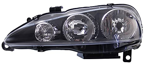 BESTPRICE 1x Hauptscheinwerfer vorne links H7 / H1 Frontscheinwerfer mit Stellmotor für Leuchtweiteregulierung, Kompatibel mit ALFA ROMEO 147 (937_)