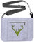 Tiermotiv Hirsch Grau Umhängetasche Damen Oktoberfest Festival Filz Schultertasche Mädchen Dirndl Trachtentasche Filztasche Stoff Trachtenmotiv Tiermotiv Hirsch Grau