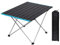 Folding Camping Table, Ultralight Aluminum Alloy Roll Up Table with Storage Bag, 3 Size S M L Fold Up Table Outdoor Dining Table For Garden Patio Picnic, BBQ, Beach, Fishing (Large)