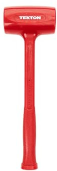 TEKTON 45 oz. Dead Blow Hammer | Made in USA | HDB30045,Red
