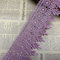 Little lane lace 9 cm Breite Europa Chips Muster Inelastische Stickerei Spitzenbesatz, Vorhang Tischdecke Slipcover Braut Selbermachen-Kleidung/Zubehör (1,8 Meter in einem Paket) (rosa-lila)