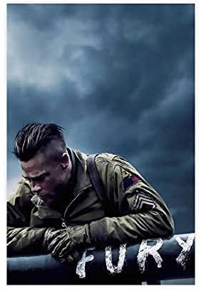 Fury Filmposter, Leinwandposter, Schlafzimmer, Dekoration, Sport, Landschaft, Büro, Raumdekoration, Geschenk, 40 x 60 cm